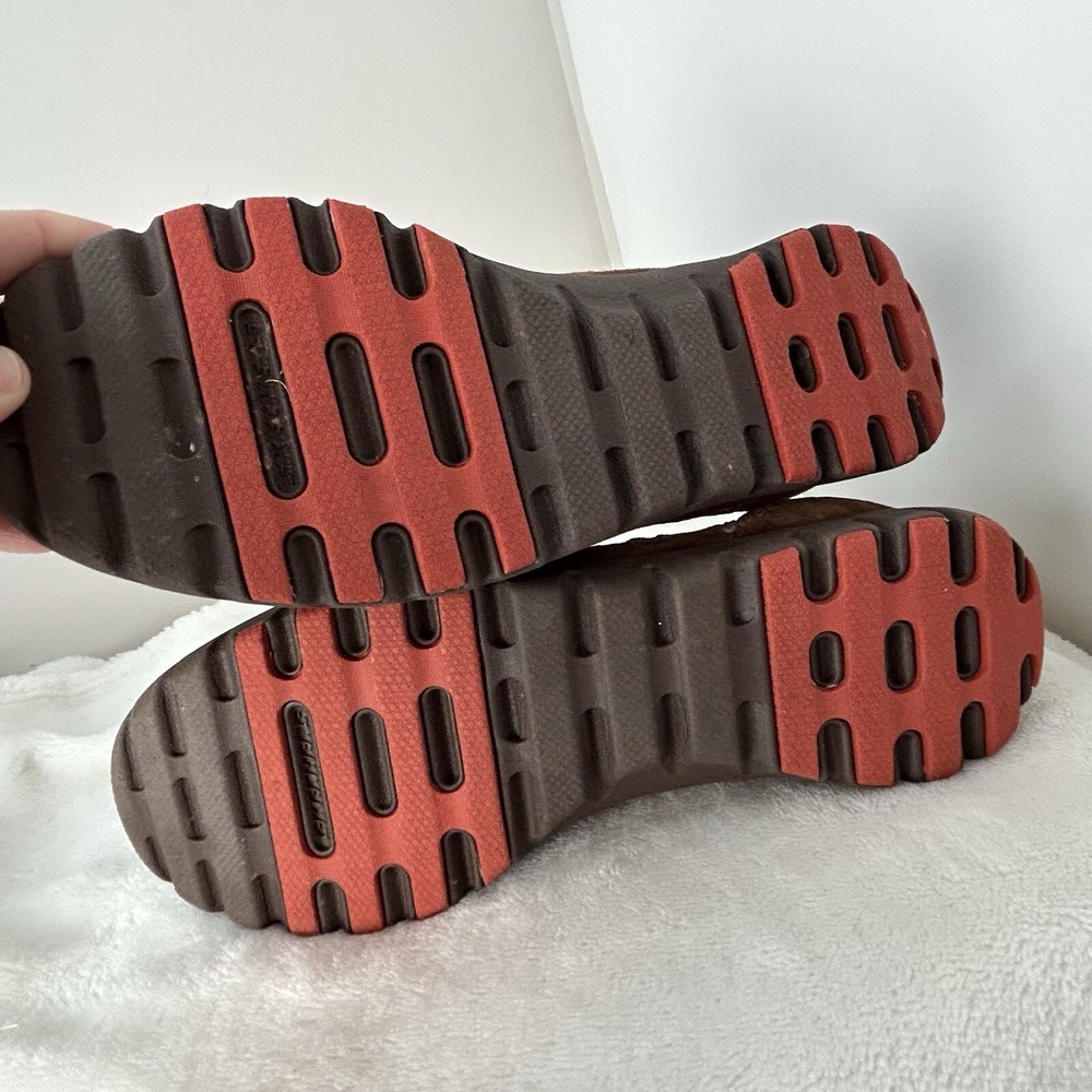 Skechers Relaxed Fit Slip On Air Cooled Memory Foam Brown Sandal Women's 9.5 - Picture 6 of 10